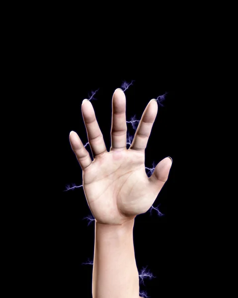 Elektrische hand — Stockfoto