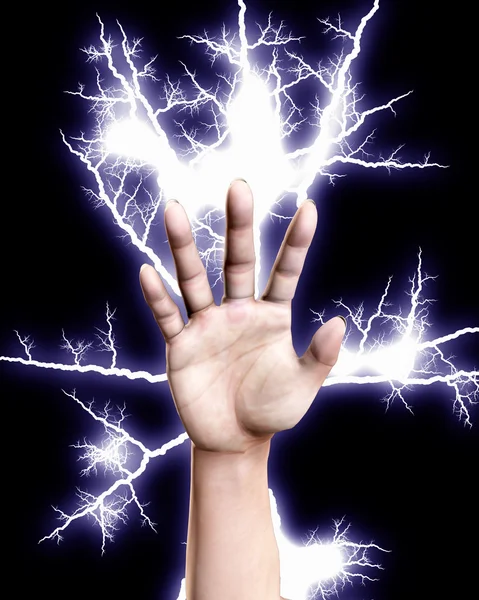 Mão elétrica — Fotografia de Stock