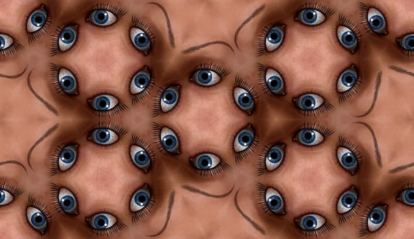 Augenfliesen-Muster — Stockfoto