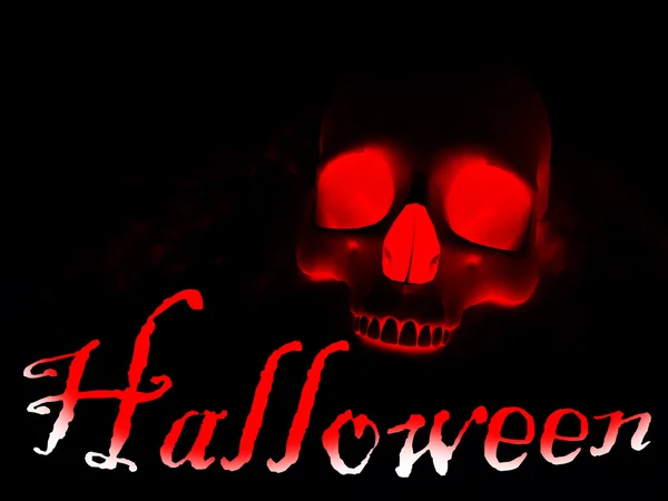 Halloween-Totenkopf — Stockfoto