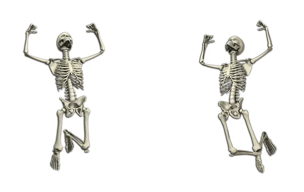 Jumping Skeletons — Stock Photo, Image