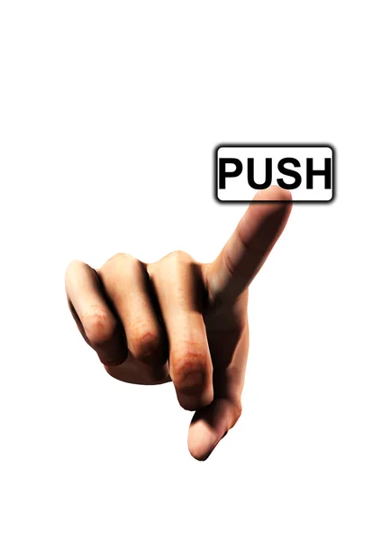 Pulse el botón — Foto de Stock