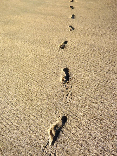 Impronte di sabbia — Foto Stock