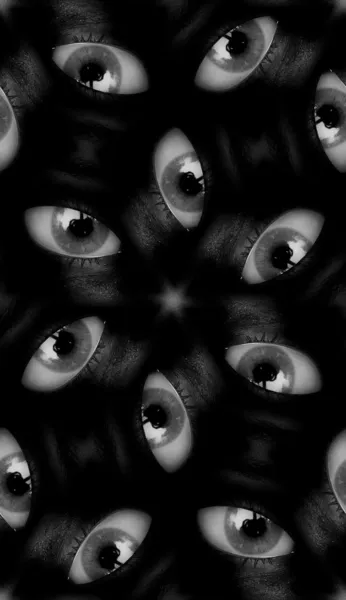 Płynny wzorzec oka — Zdjęcie stockowe
