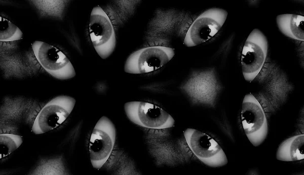 Płynny wzorzec oka — Zdjęcie stockowe