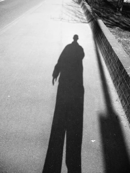 Shadow man — Stockfoto