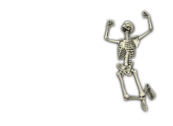 Skelet springen — Stockfoto