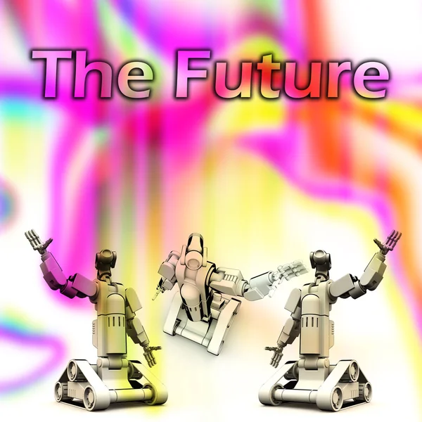 El futuro de la robótica — Foto de Stock