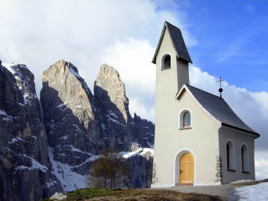 Passo gardena - dağ Kilisesi