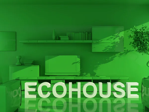 Ecohouse — Stok Foto