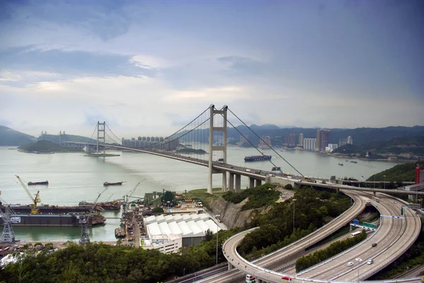 Hong Kong bridge — Stock Photo, Image