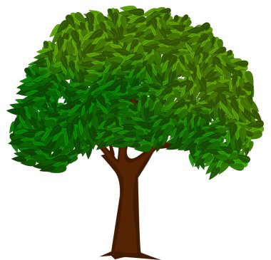 Green tree clipart