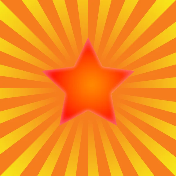 Étoile rouge — Image vectorielle