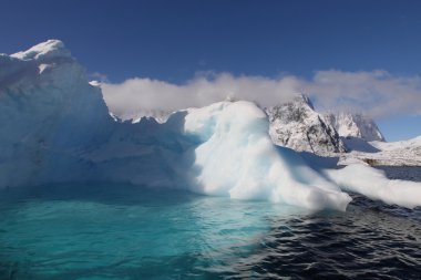 Iceberg in Antarctica clipart