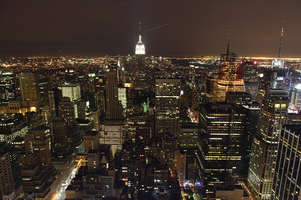 New Yorkj City Panorma at night