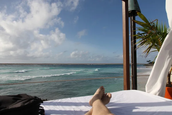 Relajarse en el Caribe — Foto de Stock
