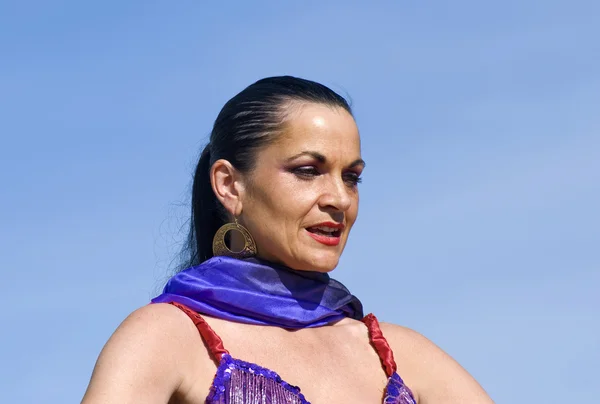 Closeup of a Belly Dancer — Stock Photo, Image
