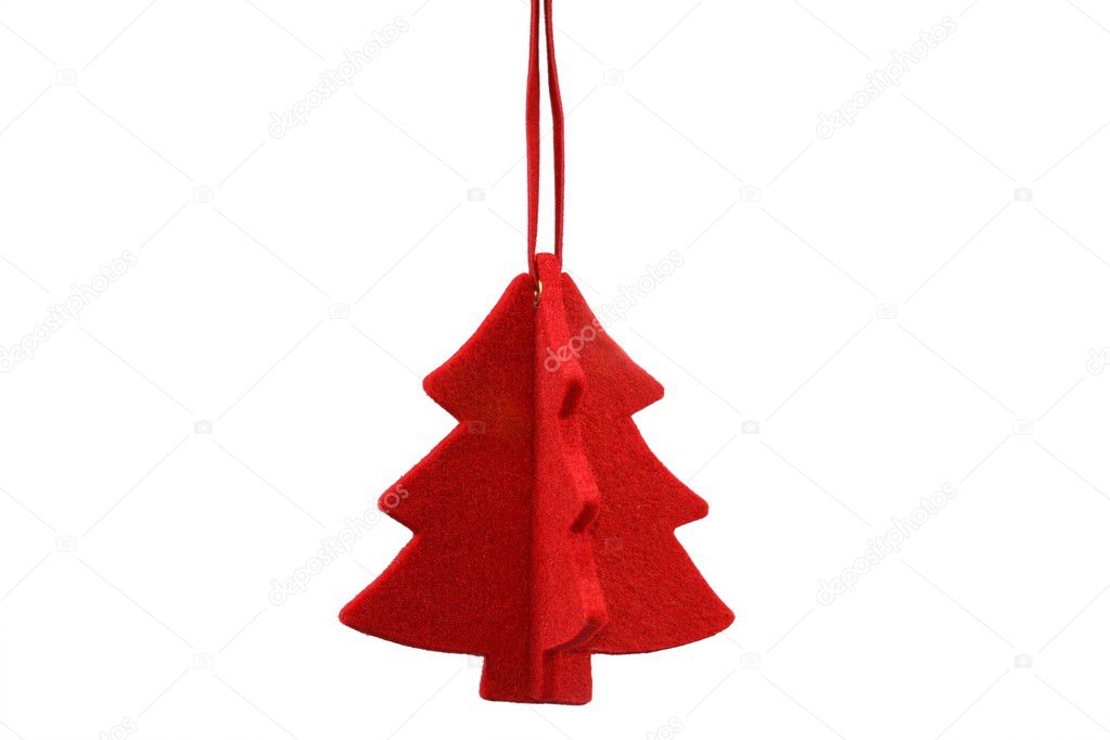 Red Christmas tree