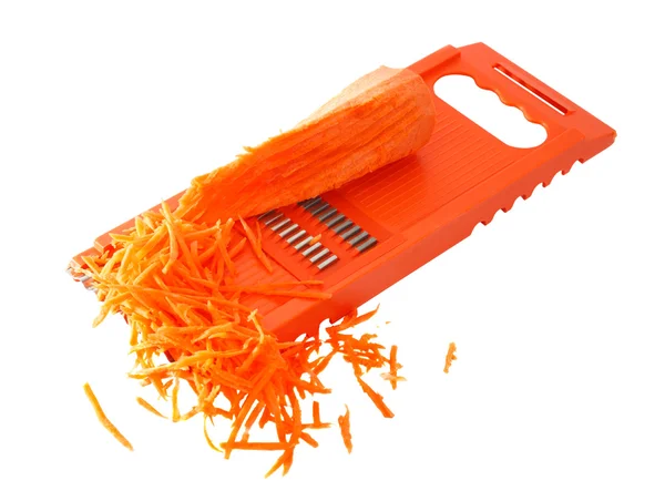 胡萝卜和磨碎机 — 图库照片