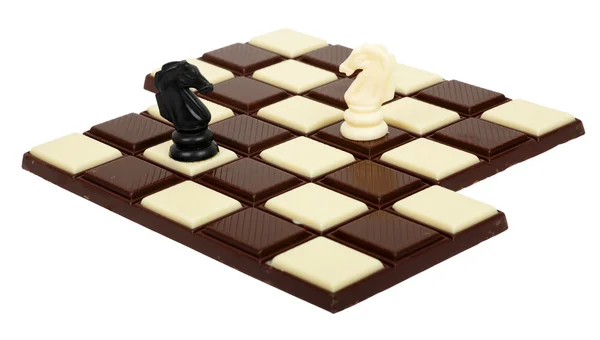 Çikolata satranç tahtası — Stok fotoğraf