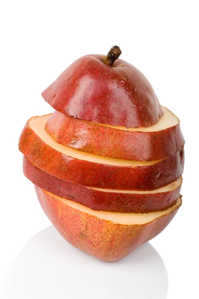 Gesneden peren — Stockfoto
