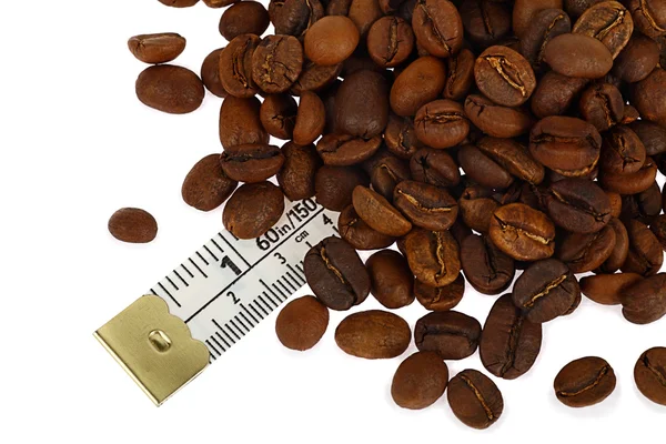 Coffee beans of standard size — Stock Photo, Image