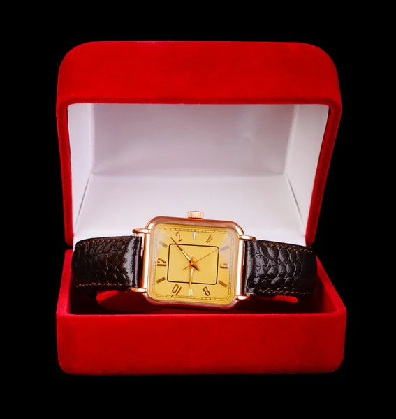 Gold wristwatch — Stock Photo, Image
