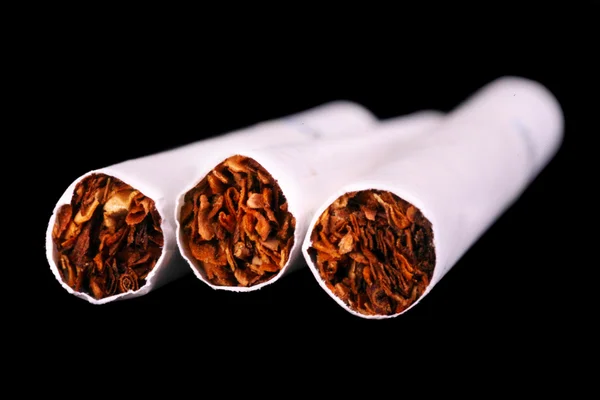 Tři cigarety — Stock fotografie