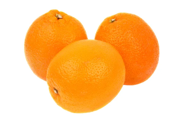 Arance isolate su bianco — Foto Stock