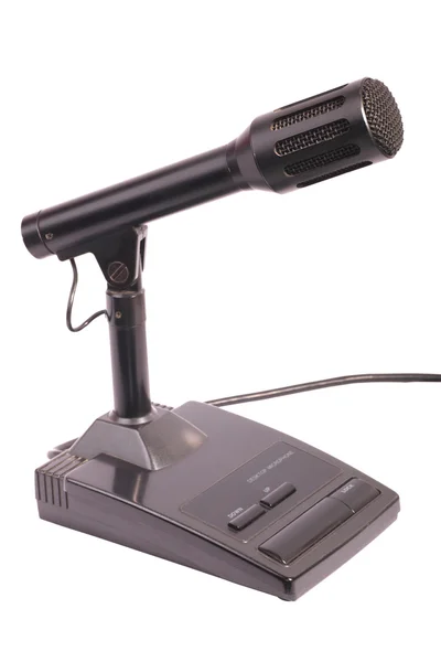 Microfone desktop — Fotografia de Stock