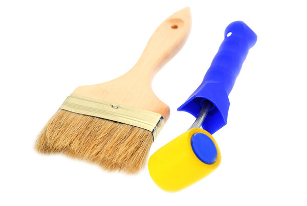 Brush and roller