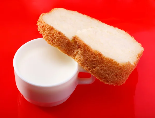 Mjölk och bröd — Stockfoto