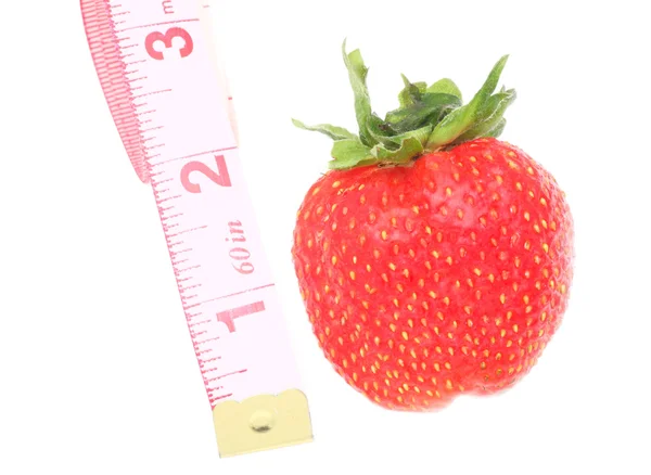 Erdbeere und Zentimeter — Stockfoto