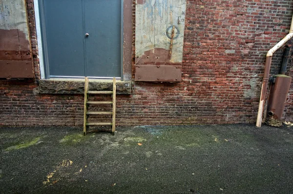 stock image Steps to a blue door