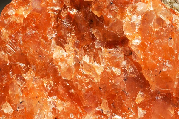 Red salt crystal background — Stock Photo, Image