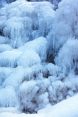 Ice fall background clipart