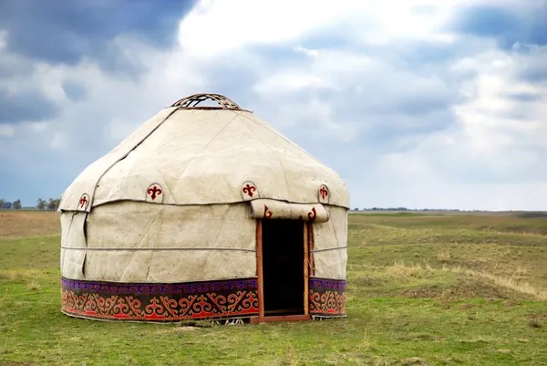 Yurt - Nomad 's tent — стоковое фото