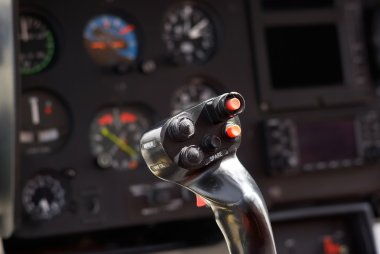 Helicopter joystick clipart