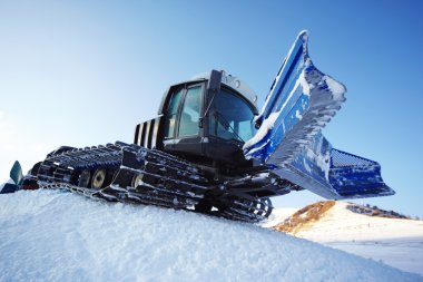 Piste machine (snow cat) clipart