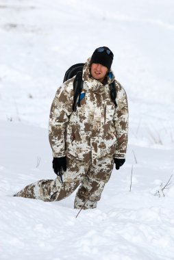 snowboard kayak pisti üzerinde