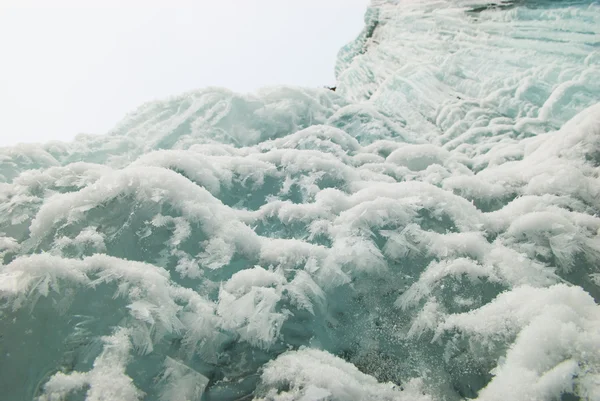 Cascata di ghiaccio invernale — Foto Stock
