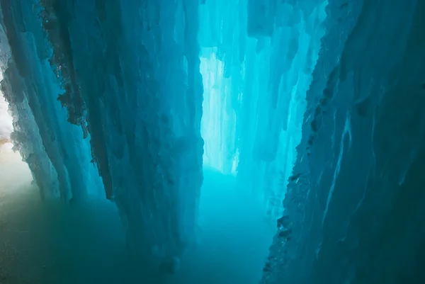 Ice grotto — Stock Photo, Image