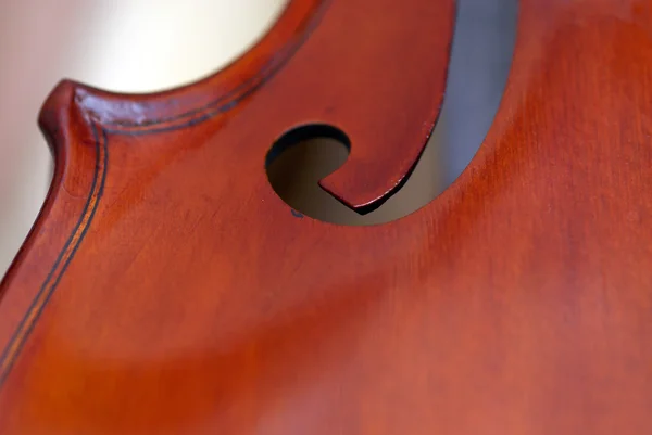 Geige in Großaufnahme — Stockfoto