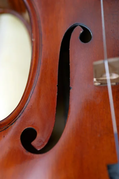 ヴァイオリンのクローズ アップ — ストック写真