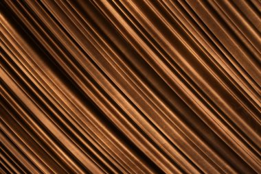 Diagonal texture of brown curtain clipart