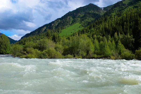 Ver el río de la montaña —  Fotos de Stock