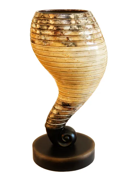 Ceramic vase isolated on white — Stock Photo, Image