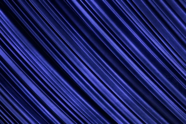 Диагональная текстура голубого занавеса — стоковое фото