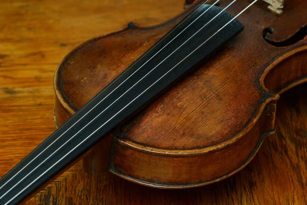 Retro violin close-up — Stock Photo, Image