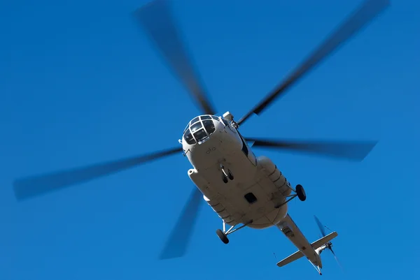 Fly velký vrtulník — Stock fotografie